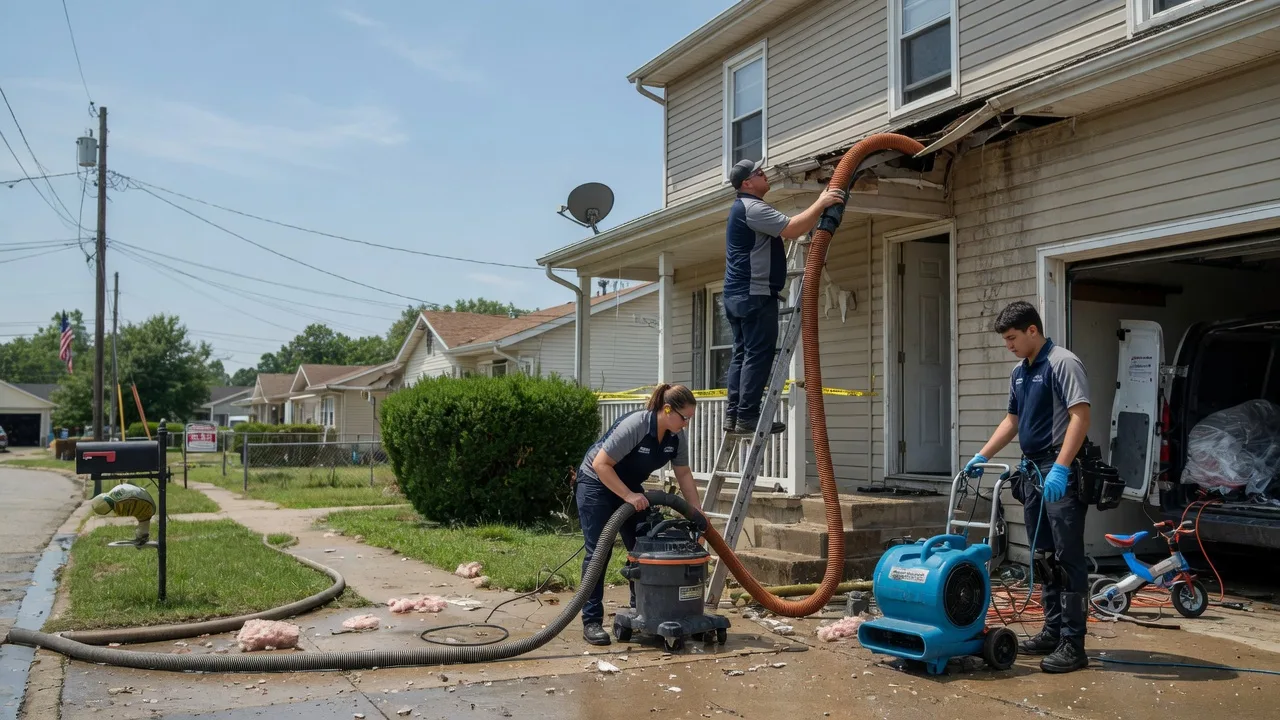 Water Damage Restoration in South Bend, TX near me